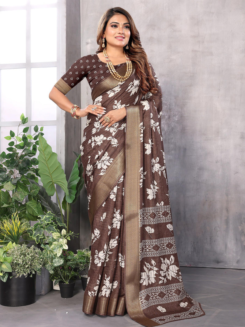 Bottle Green saree | BUY 1 GET 1 FREE