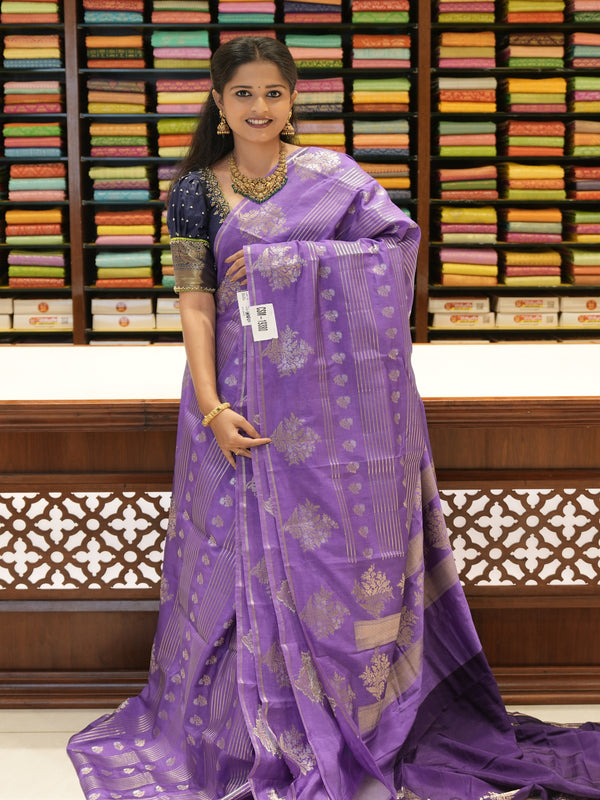 CSM-19380 | Lavender Dola Silk Saree