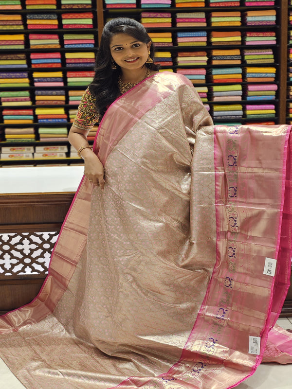 CSM-19120 | Light Pink Kanchi Padiya Pattu Saree