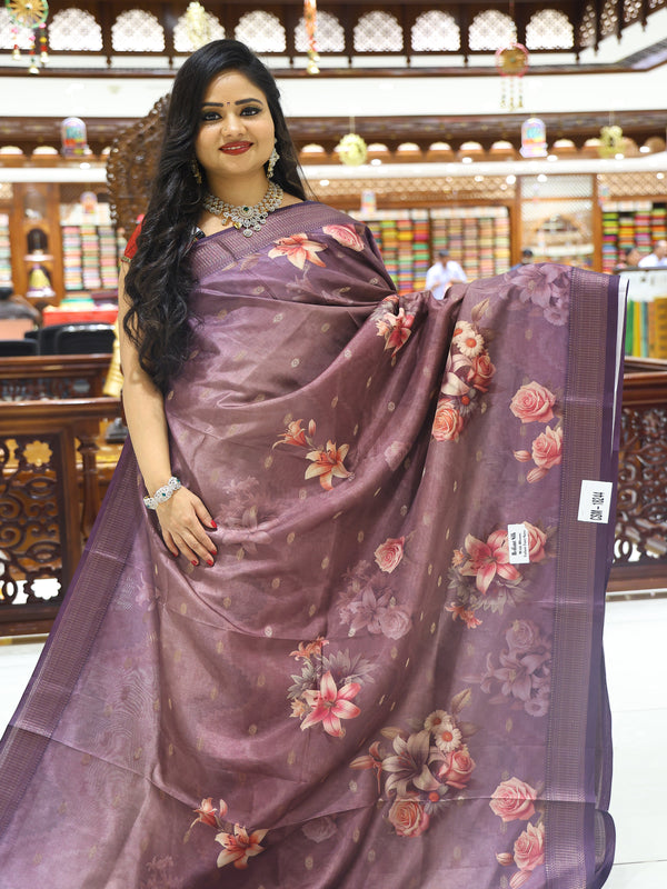 CSM-18244|Light Purple Dola Silk  Saree