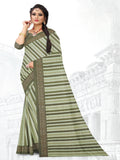 Brown Chiffon Brasso Saree | BUY 1 GET 1 FREE