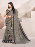 Rani Pink Jute Silk saree