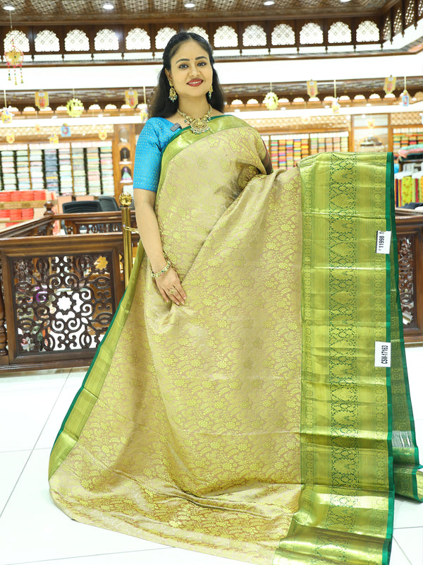 CSM-17163 | Lavender & Green Kanchi Heera Pattu Saree