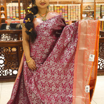 CSM-18584 | Light Purple Kanjivaram Saree