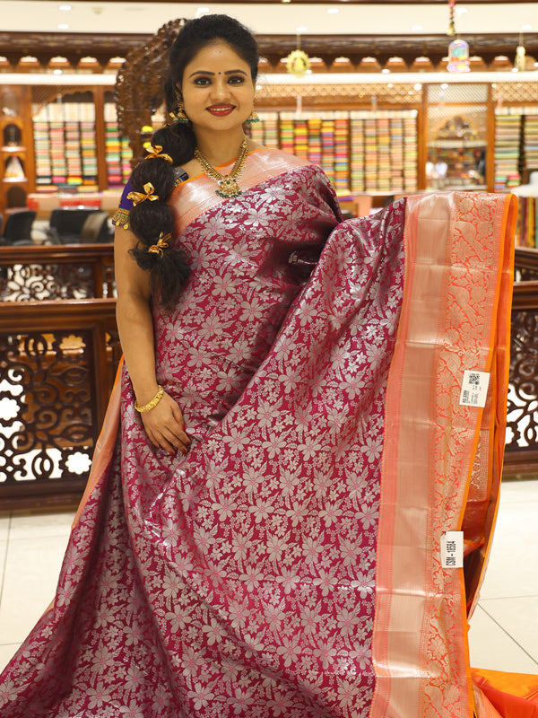 CSM-18584 | Light Purple Kanjivaram Saree