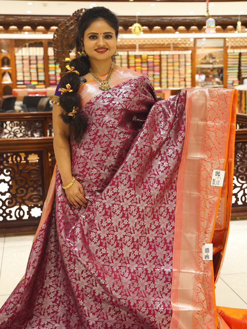 CSM-18584 | Light Purple Kanjivaram Saree