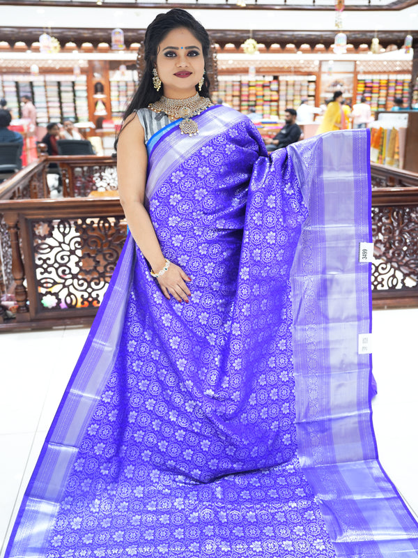 CSM-18336 | Violet  Kanchi Brocade Saree