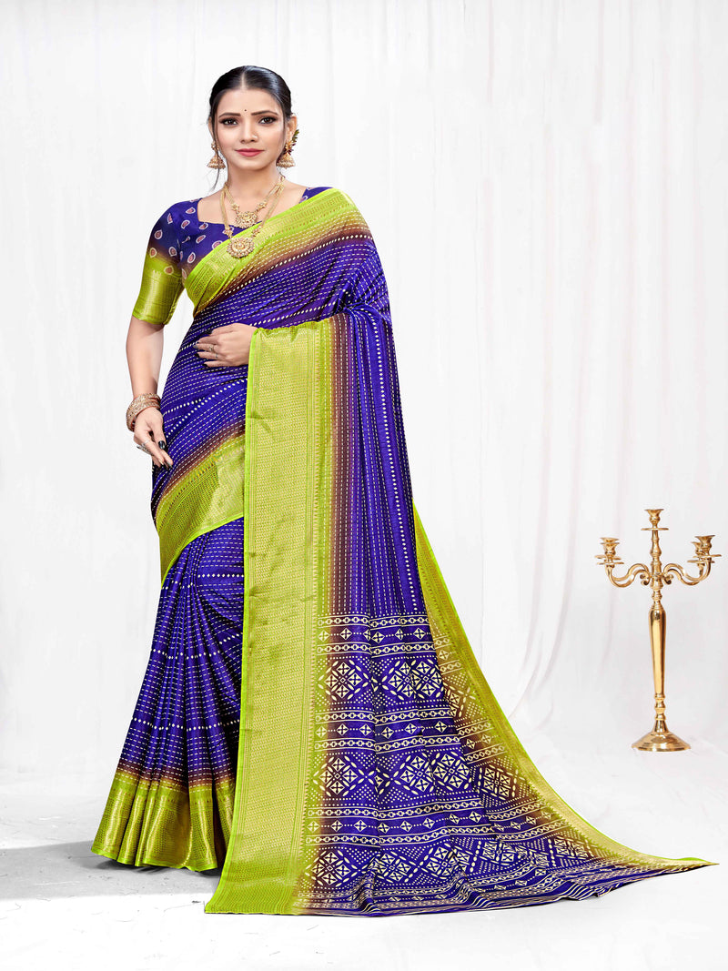 Navy Soft Silk  saree | BUY 1 GET 1 FREE