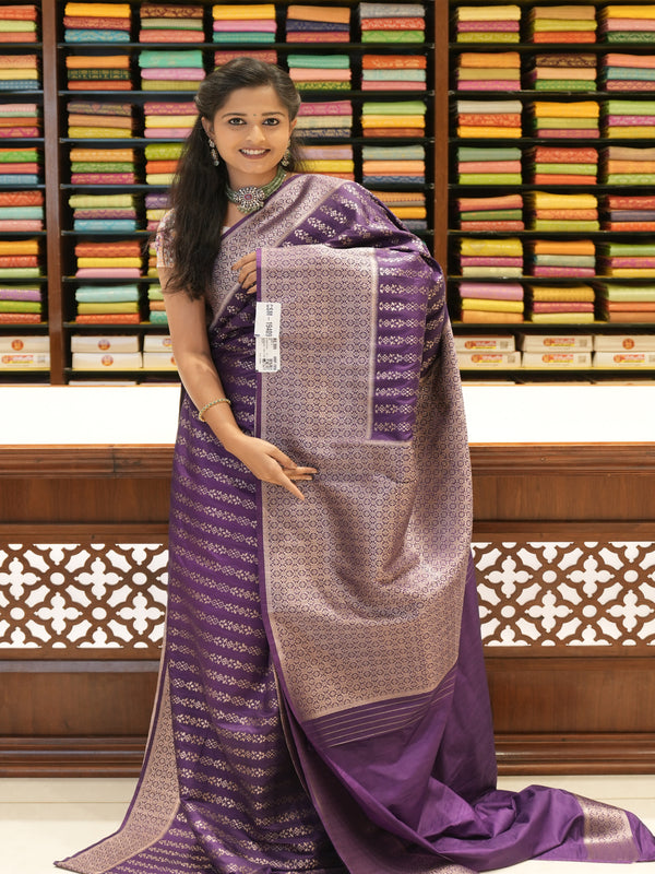 CSM-19409 | Violet Banaras Saree