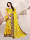 Rani Pink Jute Silk saree