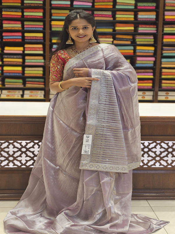 CSM-19146 | Lavender Jimmy Choo Saree