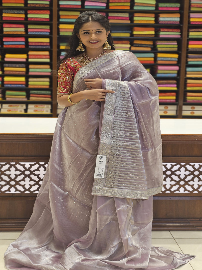 CSM-19146 | Lavender Jimmy Choo Saree