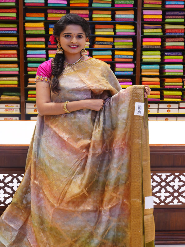 CSM-19215 | Multi Munga Silk Saree