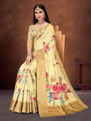 Sky Blue Crush Georgette Saree