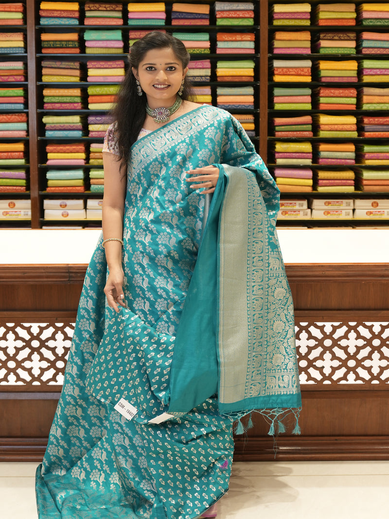 CSM-19402| Rama Greeen Banaras Saree