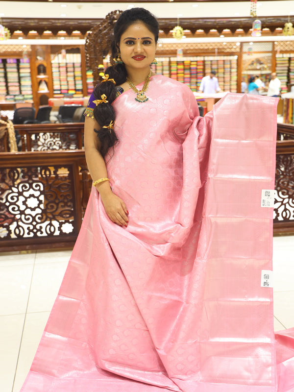 CSM-18601 | Baby Pink Kanjivaram  Saree