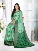 Light Blue Georgette Saree