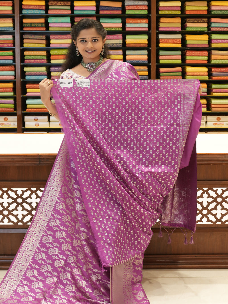 CSM-19401| Light Purple Banaras Saree