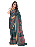 Grey  saree Chanderi Silk| BUY 1 GET 1 FREE