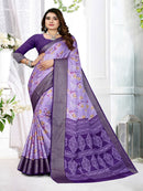 Light Blue Georgette Saree