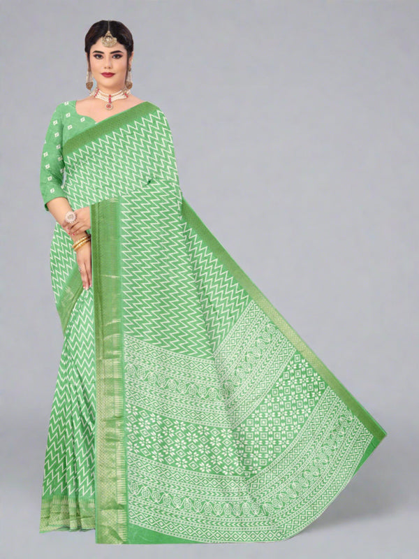 Light Green Soft Silk Saree