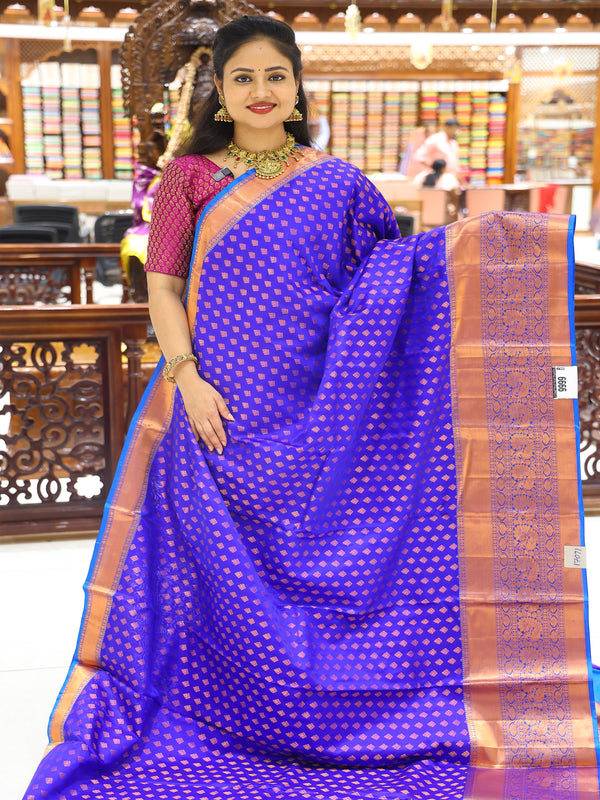 CSM-17071 | Royal Blue Kanchi Pattu Saree