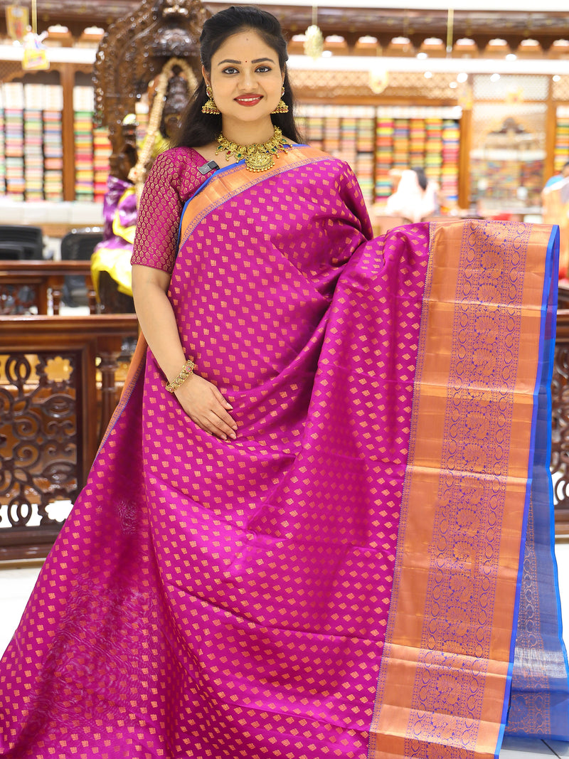 CSM-17070 | Pink Kanchi Pattu Saree