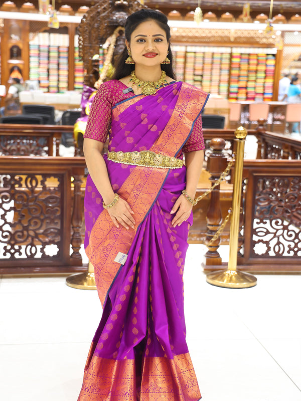 CSM-17066 | Purple Kanchi Pattu Saree