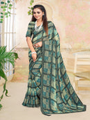 Purple Georgette  saree