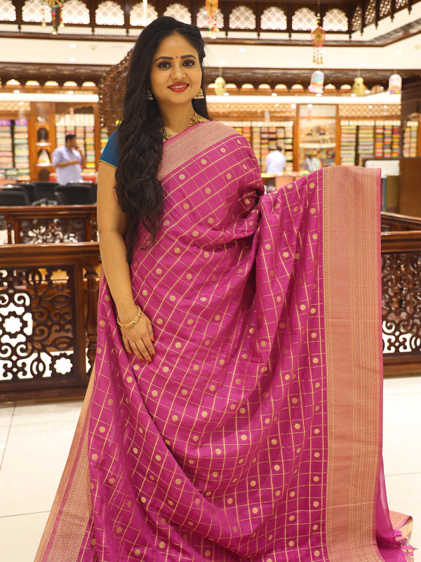 CSM-18543 | Light Purple Banaras Saree