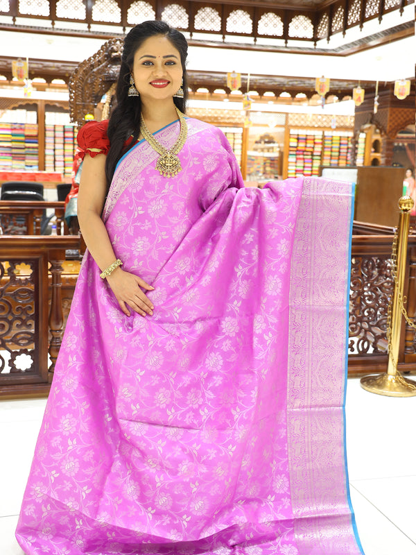 CSM-17222 | Lavender Kanchi Anuhya Pattu Saree