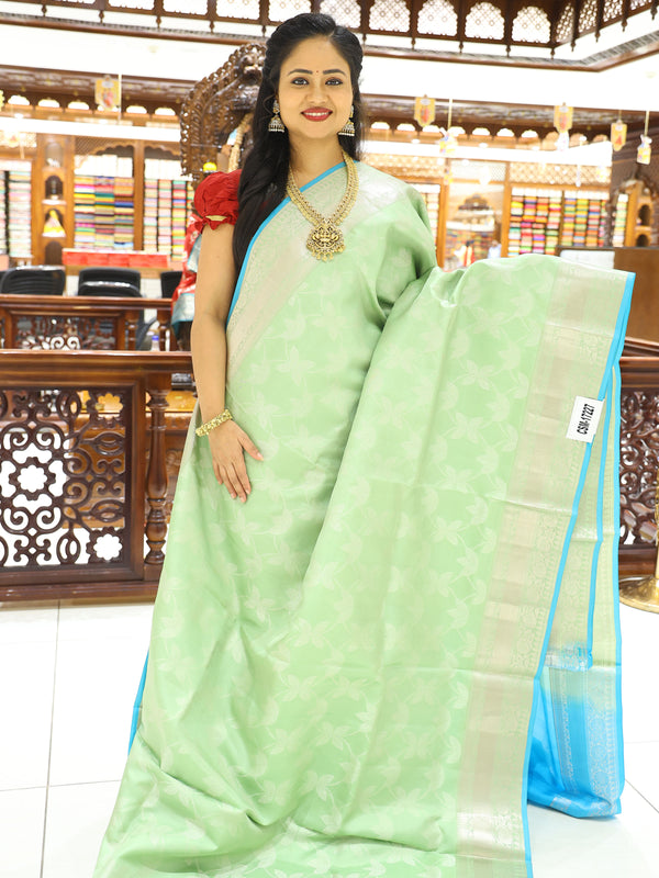 CSM-17227 | Pista Green Kanchi Anuhya Pattu Saree