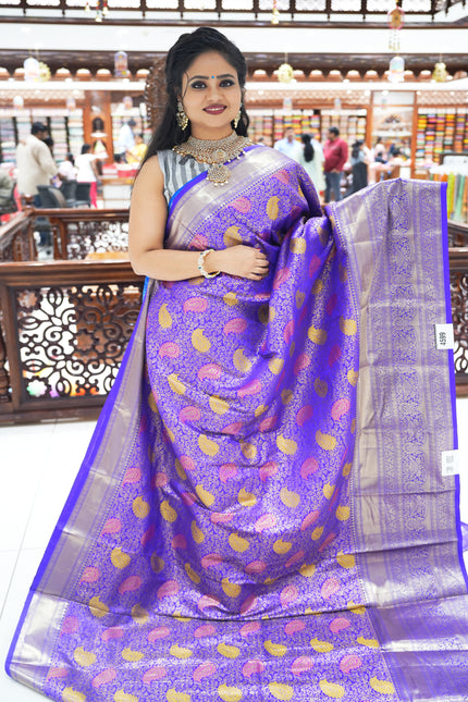 CSM-18352 | Violet Kanchi Patttu Saree