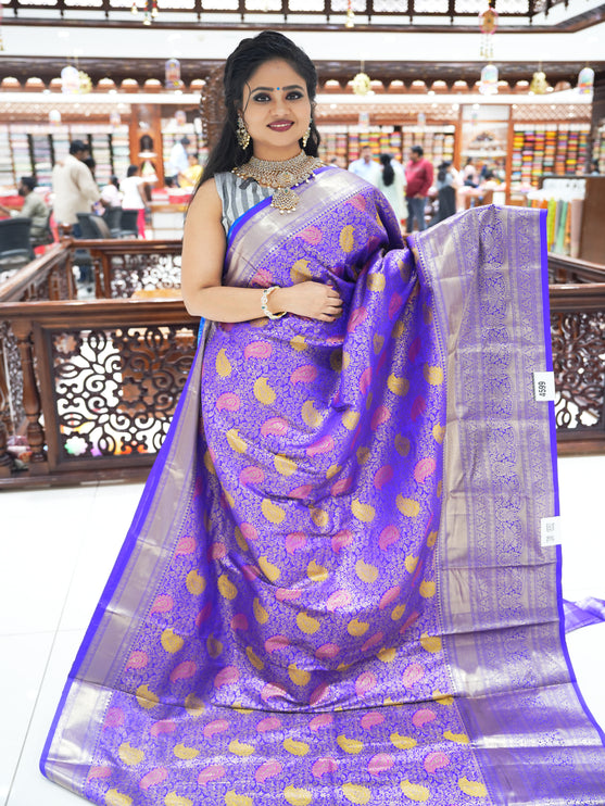 CSM-18352 | Violet Kanchi Patttu Saree