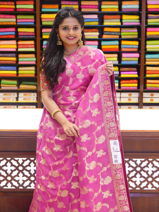 CSM-19193 | Light Pink Kaddi Georgette Saree