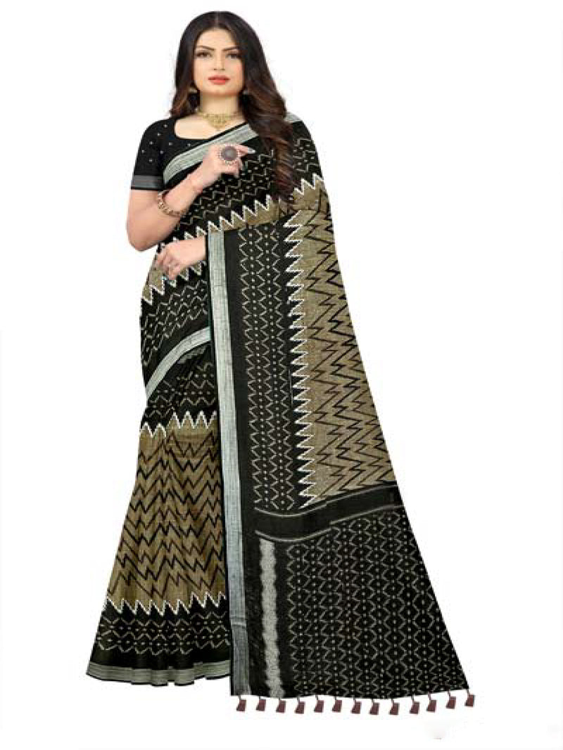 Coffee Brown Raw Silk saree | BUY 1 GET 1 FREE