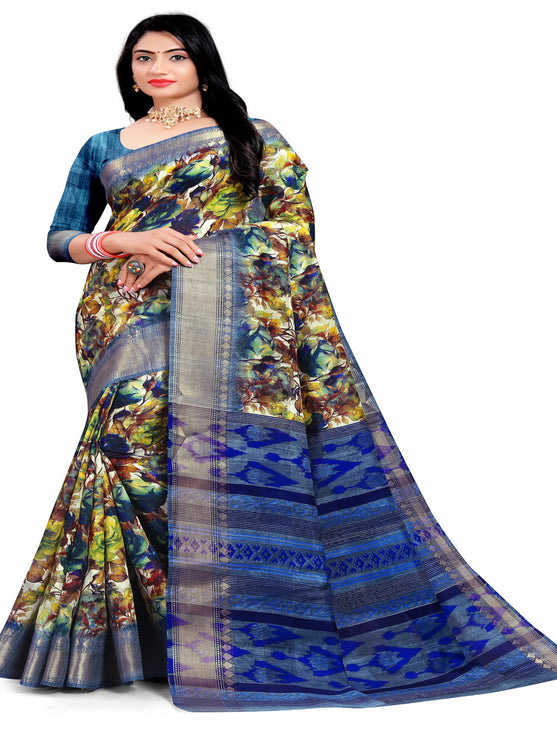 Purple Chanderi Silk saree | BUY 1 GET 1 FREE