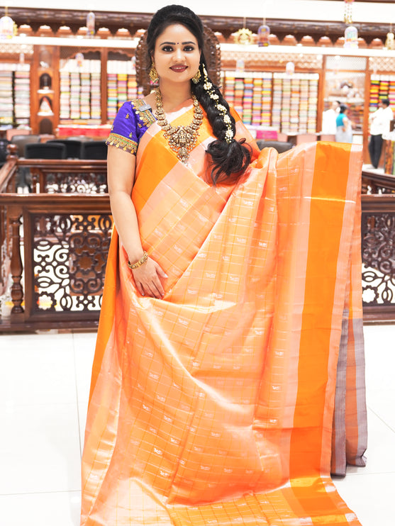 CSM-17996 | Peach Uppada Pattu Saree