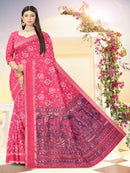 Grey Soft Jute  saree