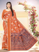 Grey Soft Jute  saree