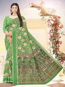 Grey Soft Jute  saree