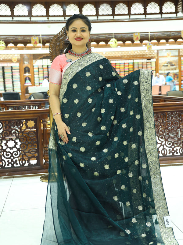 CSM-17210 | Green Kohinoor Silk Saree