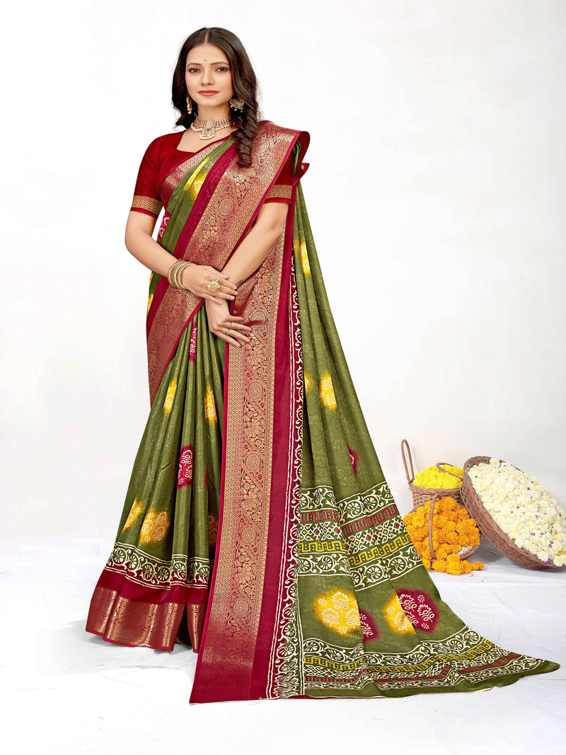 Grey Soft Silk saree  | BUY 1 GET 1 FREE