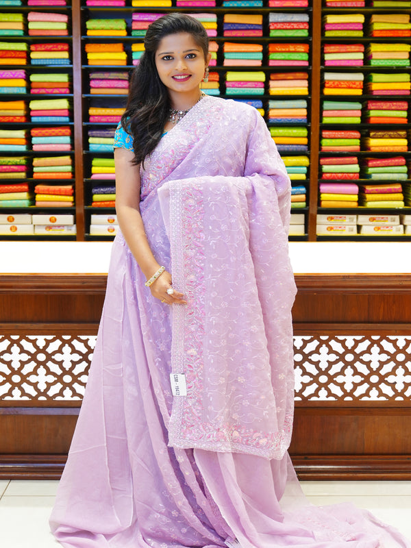 CSM-19472 | Lavender Jimmy Choo Saree