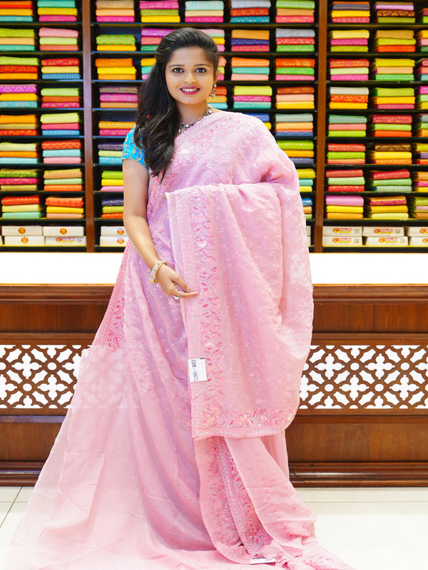 CSM-19473 | Pink Jimmy Choo Saree