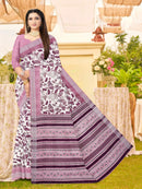 Brown Soft Jute saree  | BUY 1 GET 1 FREE