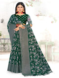 Navy Chiffon  Saree