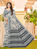 Brown Soft Jute saree  | BUY 1 GET 1 FREE