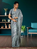 Onion Pink  Dola Crepe Silk saree