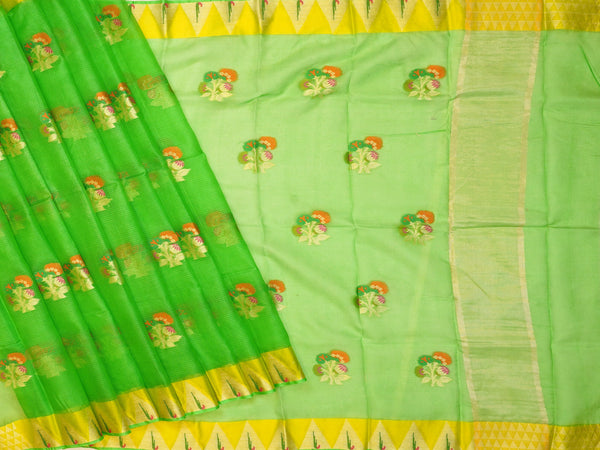 Green Pure Silk Kota Saree